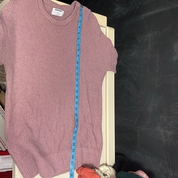 Old Navy- hunter green tunic length sweater - Picture 5 of 5